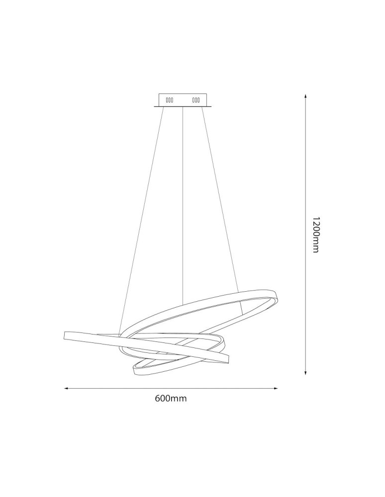 Milagro Lampa wisząca EMPOLI 55W LED 4000K ML1573