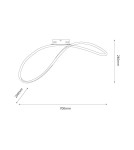 Milagro Lampa wisząca INFINITY 21W LED 4000K ML1574