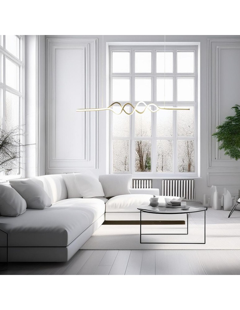 Pendant lamps over the island - Milagro ANCONA 36W LED 4000K pendant lamp ML1575 - product kolory-swiatla.pl 3