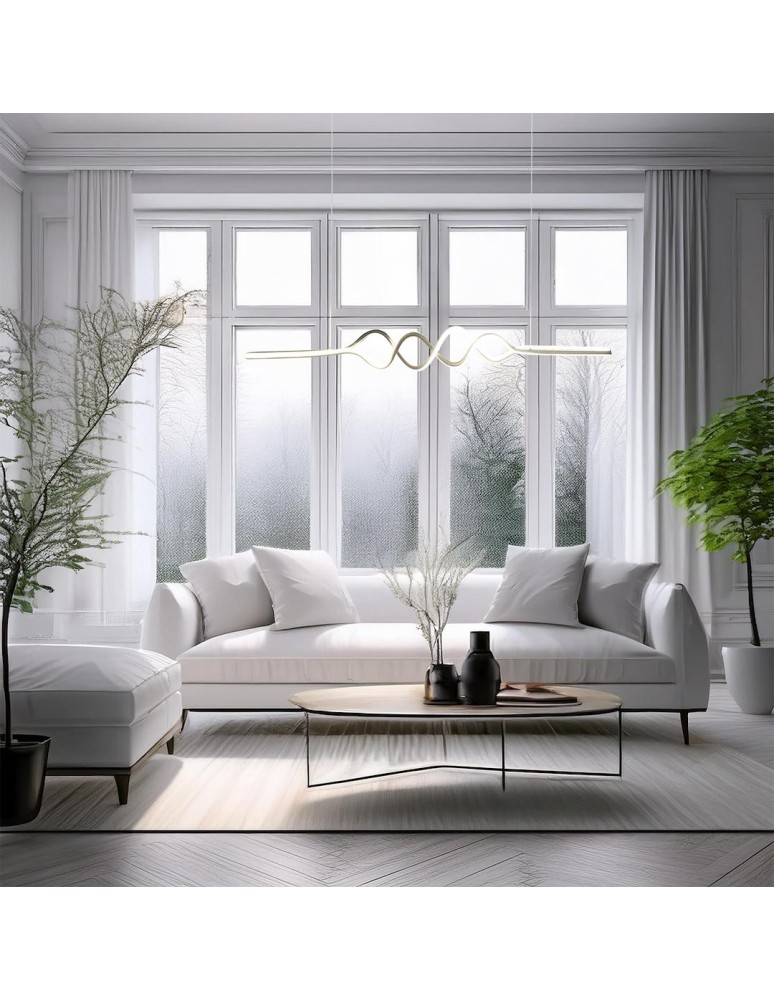 Pendant lamps over the island - Milagro ANCONA 36W LED 4000K pendant lamp ML1575 - product kolory-swiatla.pl 4