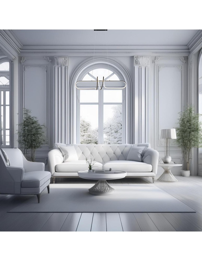 Pendant lamps over the island - Milagro VERTIGO 54W LED 4000K pendant lamp ML1576 - product kolory-swiatla.pl 3