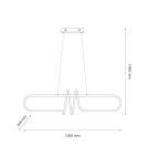 Milagro Lampa wisząca VERTIGO 54W LED 4000K ML1576