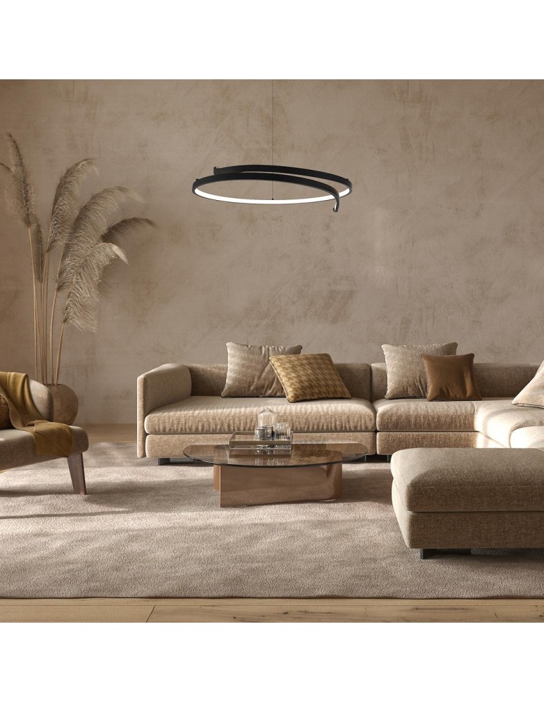 Pendant lamps circles - Milagro LORENZO 35W LED 4000K pendant lamp ML1583 - product kolory-swiatla.pl 3