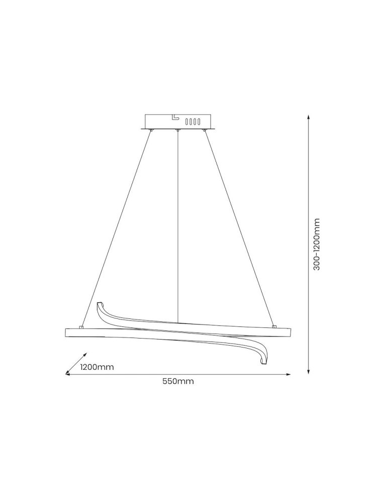Milagro Lampa wisząca LORENZO 35W LED 4000K ML1583