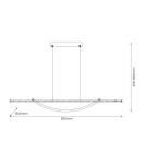 LED pendant lamps - Milagro AMBAR 35W LED 4000K pendant lamp ML1584 - product 5