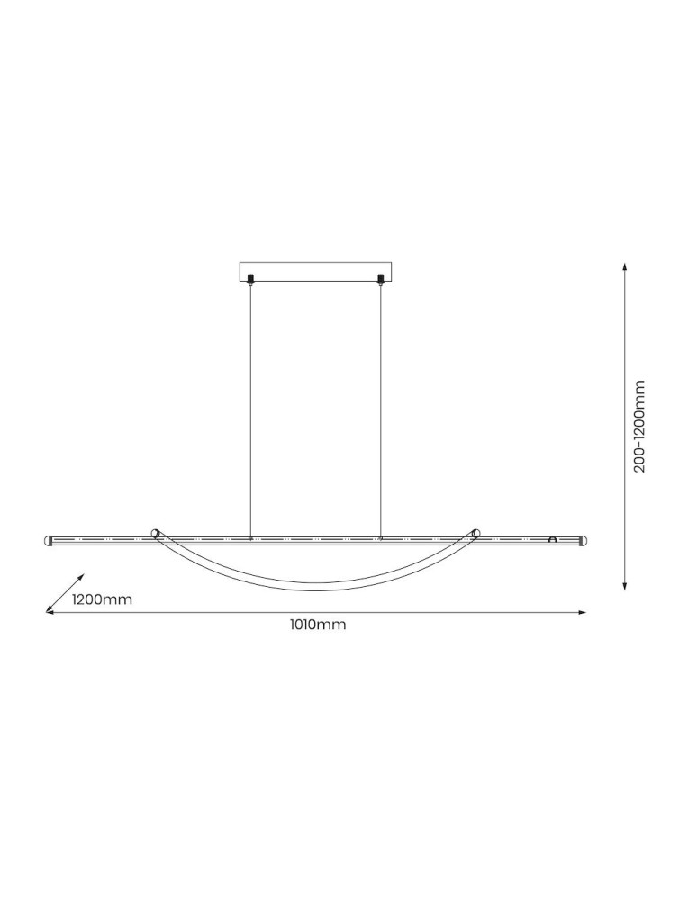 LED pendant lamps - Milagro AMBAR 35W LED 4000K pendant lamp ML1584 - product kolory-swiatla.pl 5