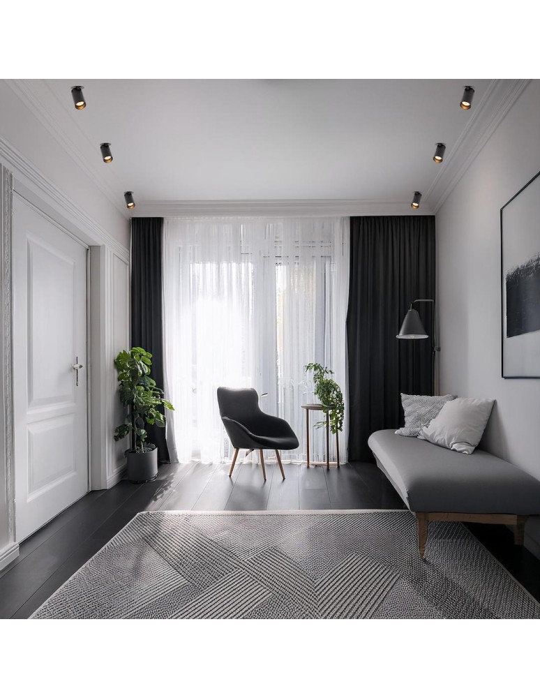 Recessed ceiling spotlights - Milagro Hero Spot Flush Mounting Black 1xGU10 ML1694 - product kolory-swiatla.pl 3
