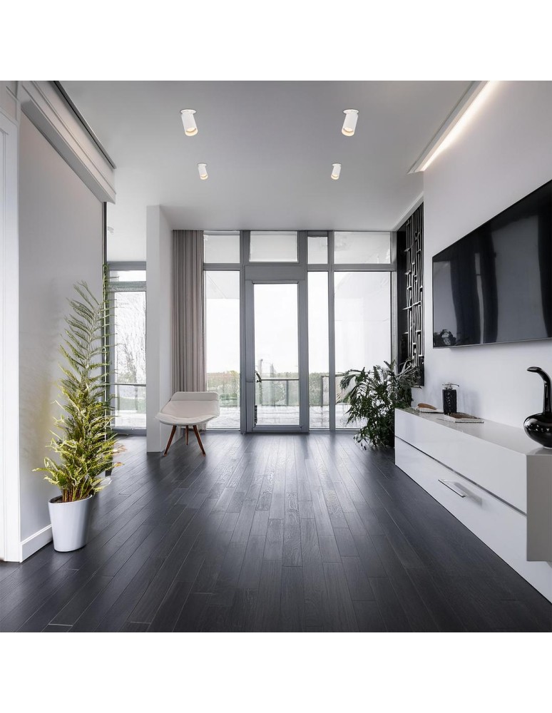 Recessed ceiling spotlights - Milagro Hero Spot Flush Mounting White 1xGU10 ML1695 - product kolory-swiatla.pl 4