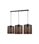 Pendant lamps on a strip - Milagro MORGAN 3xE27 pendant lamp ML1801 - product 1