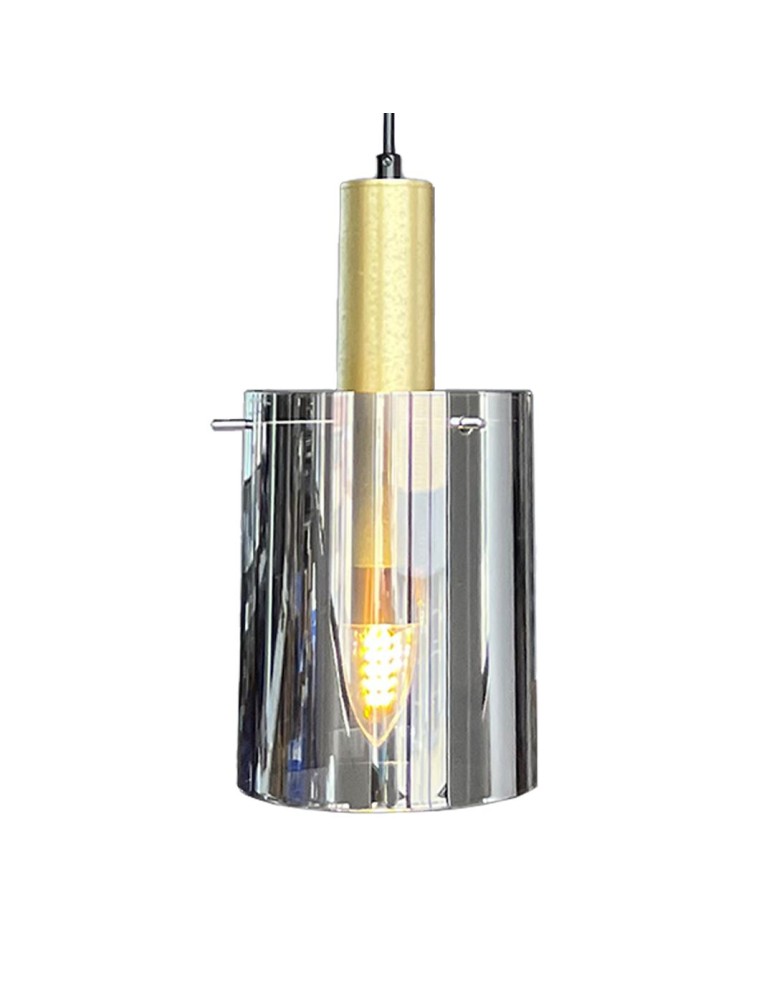 Single pendant lamps - Milagro Arcadia Gold 1xE27 pendant lamp ML1816 - product kolory-swiatla.pl 2