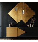 Single pendant lamps - Milagro Arcadia Gold 1xE27 pendant lamp ML1816 - product 4