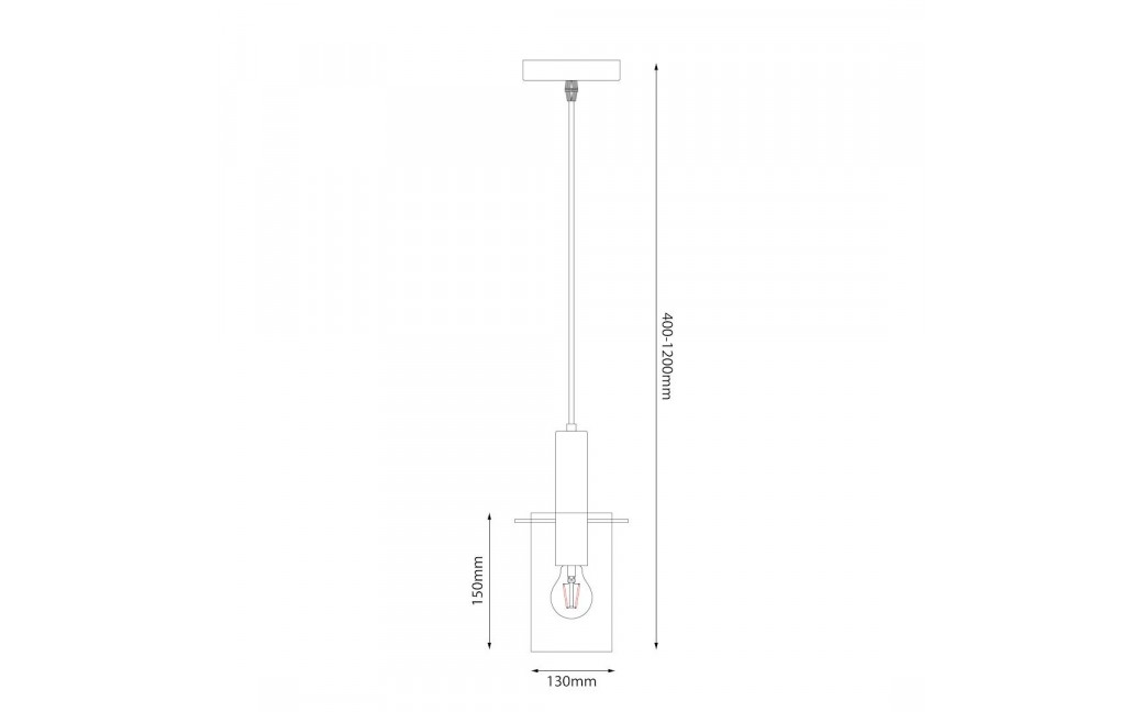Milagro Lampa wisząca Arcadia Gold 1xE27 ML1816