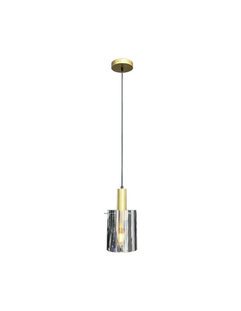 Single pendant lamps - Milagro Arcadia Gold 1xE27 pendant lamp ML1816 - product kolory-swiatla.pl 6