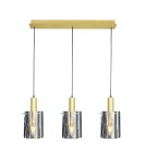 Pendant lamps on a strip - Milagro Arcadia Gold 3xE27 pendant lamp ML1817 - product 1