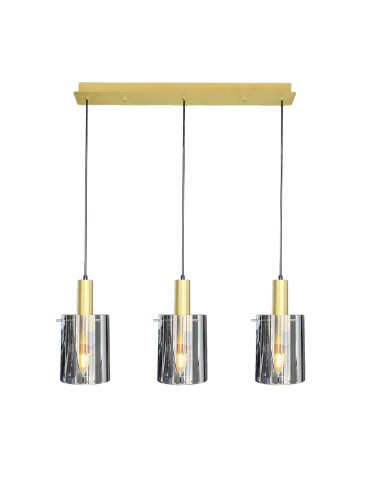 Milagro Arcadia Gold 3xE27 pendant lamp ML1817