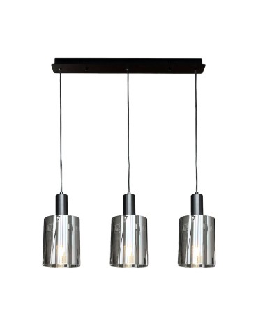 Milagro Arcadia Black 3xE27 pendant lamp ML1819