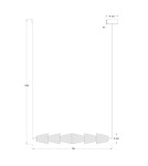 Milagro Lampa wisząca SANSA 11W LED ML1821