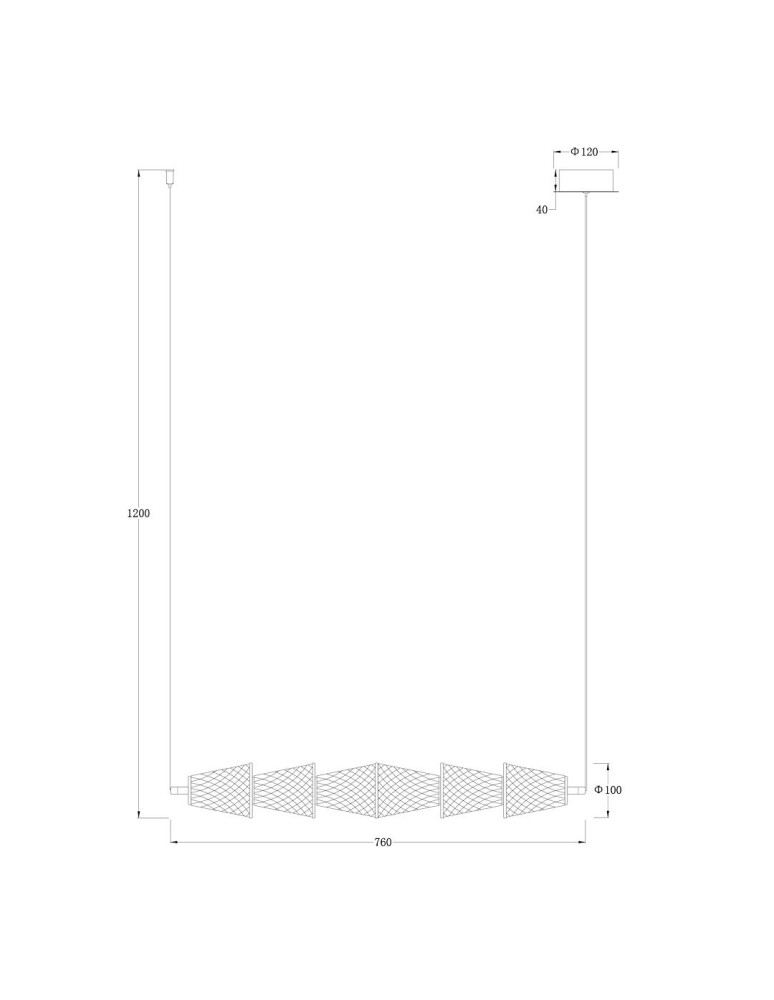 Milagro Lampa wisząca SANSA 11W LED ML1821