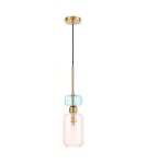 Single pendant lamps - Milagro MOLLY PINK 1xE14 pendant lamp ML1822 - product 1