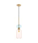 Single pendant lamps - Milagro MOLLY PINK 1xE14 pendant lamp ML1822 - product 2