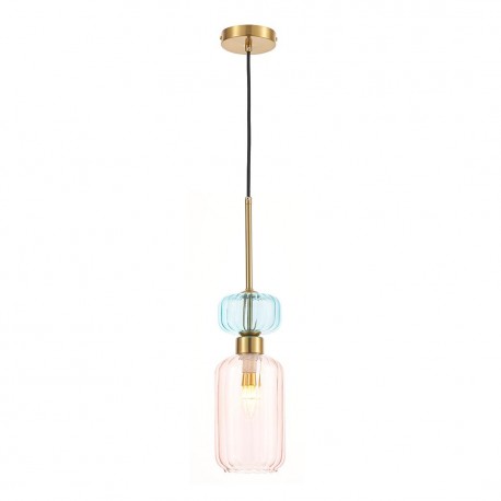 Milagro Lampa wisząca MOLLY PINK 1xE14 ML1822
