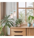 Single pendant lamps - Milagro MOLLY PINK 1xE14 pendant lamp ML1822 - product 5