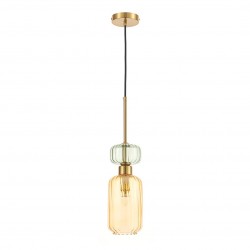 Milagro Lampa wisząca MOLLY AMBER 1xE14 ML1823