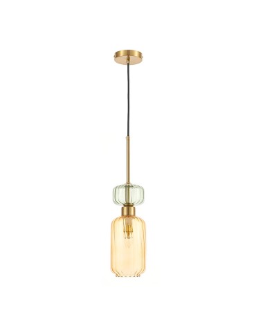 Milagro MOLLY AMBER 1xE14 pendant lamp ML1823