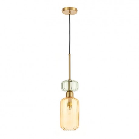 Milagro Lampa wisząca MOLLY AMBER 1xE14 ML1823