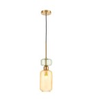 Single pendant lamps - Milagro MOLLY AMBER 1xE14 pendant lamp ML1823 - product 2