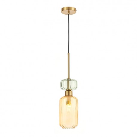 Milagro Lampa wisząca MOLLY AMBER 1xE14 ML1823