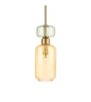 Single pendant lamps - Milagro MOLLY AMBER 1xE14 pendant lamp ML1823 - product 3