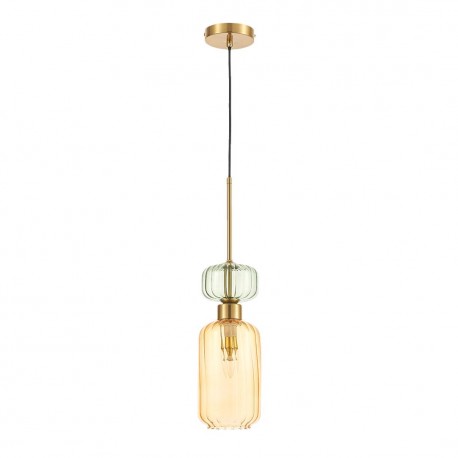 Milagro Lampa wisząca MOLLY AMBER 1xE14 ML1823