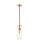 Single pendant lamps - Milagro MOLLY GREEN 1xE14 pendant lamp ML1824 - product 1