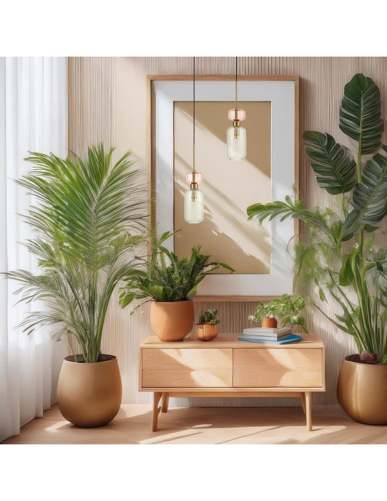 Single pendant lamps - Milagro MOLLY GREEN 1xE14 pendant lamp ML1824 - product kolory-swiatla.pl 5