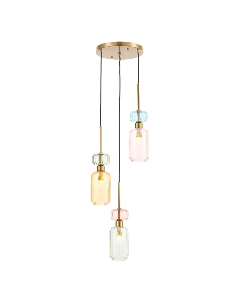 Triple pendant lamps - Milagro MOLLY 3xE14 pendant lamp ML1825 - product kolory-swiatla.pl 2