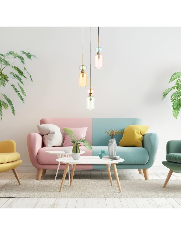 Triple pendant lamps - Milagro MOLLY 3xE14 pendant lamp ML1825 - product kolory-swiatla.pl 4