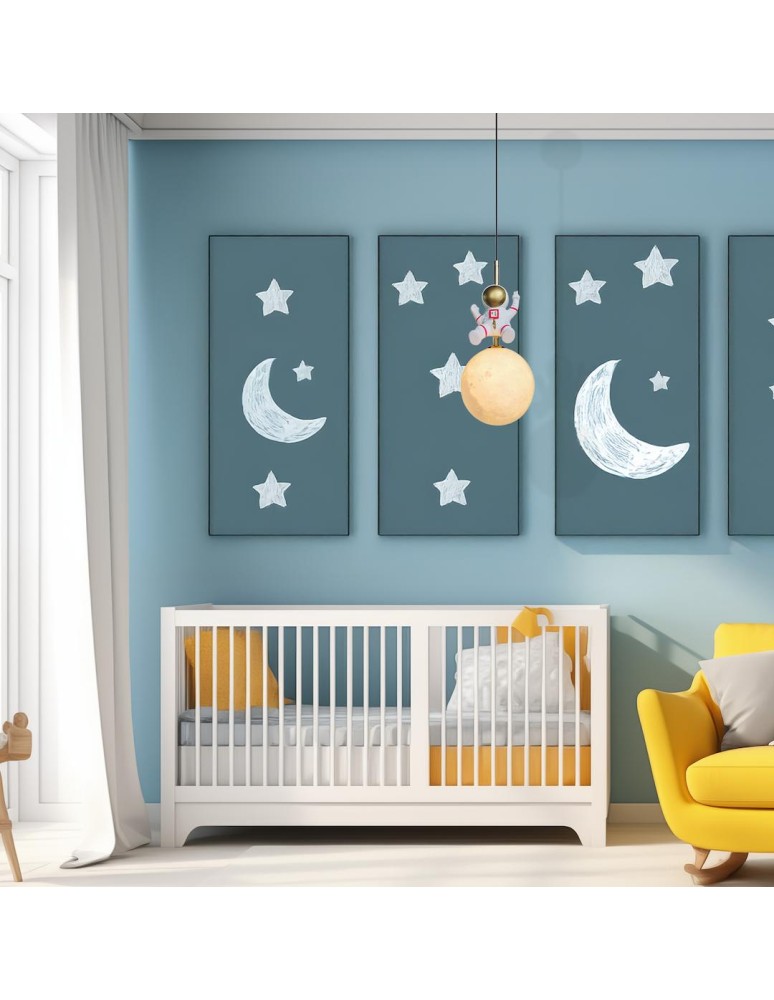 Children's pendant lamps - Milagro Astronaut Pendant Lamp ML1721 - product kolory-swiatla.pl 3