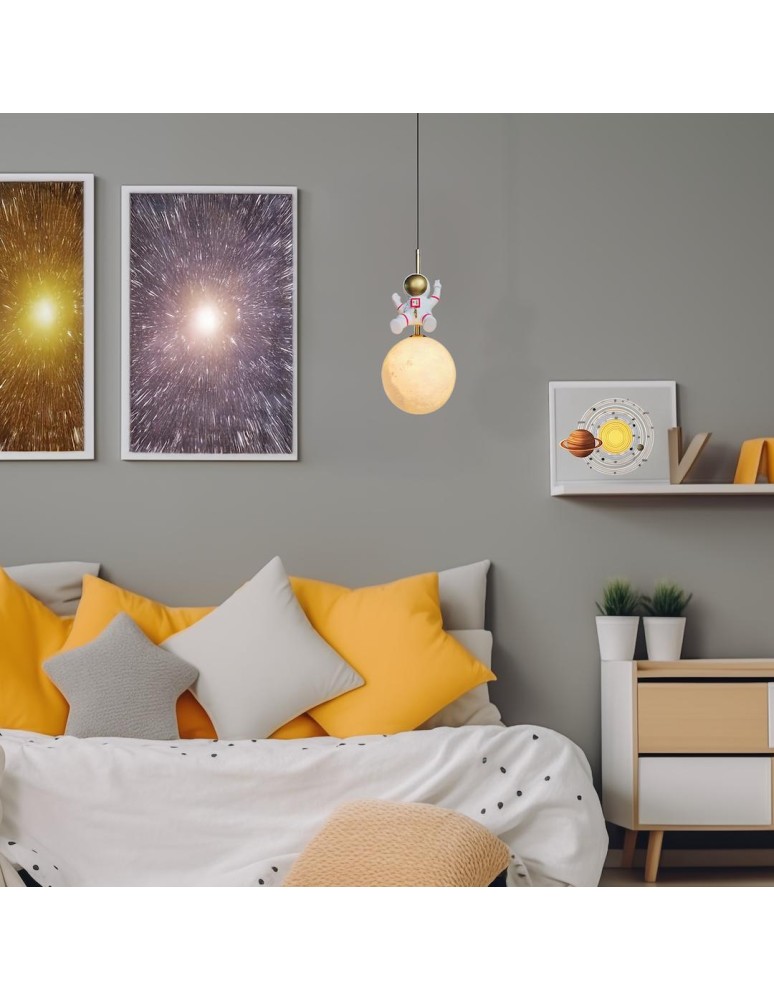 Children's pendant lamps - Milagro Astronaut Pendant Lamp ML1721 - product kolory-swiatla.pl 4