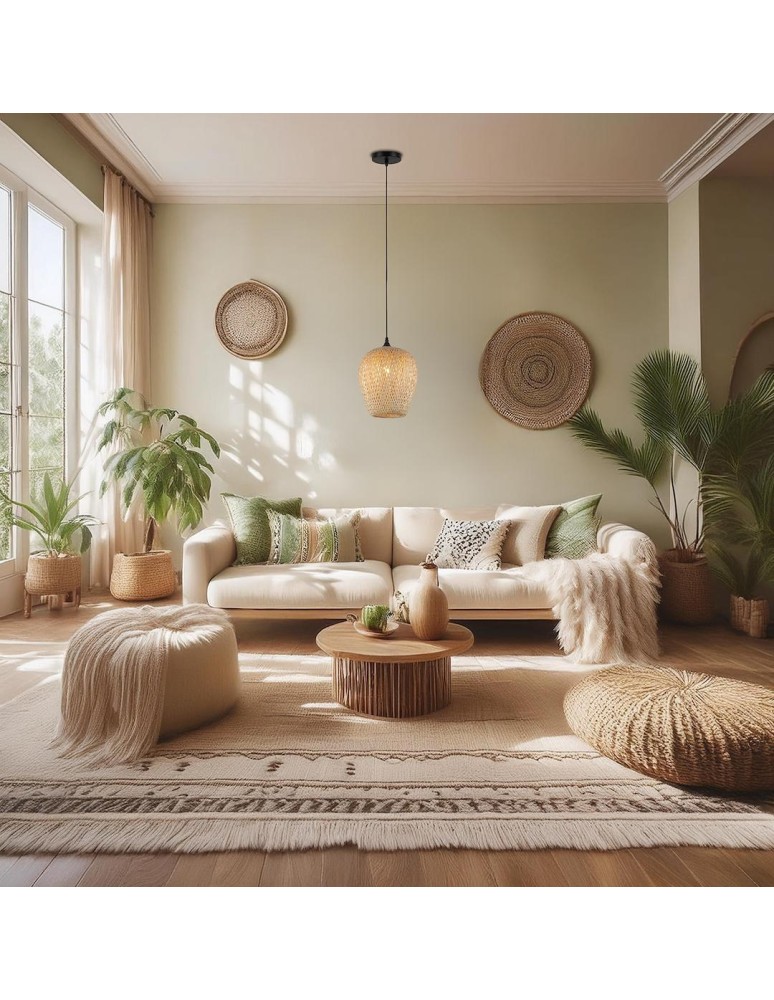 Boho pendant lamps - Milagro ALMA 1xE27 pendant lamp ML1807 - product kolory-swiatla.pl 3