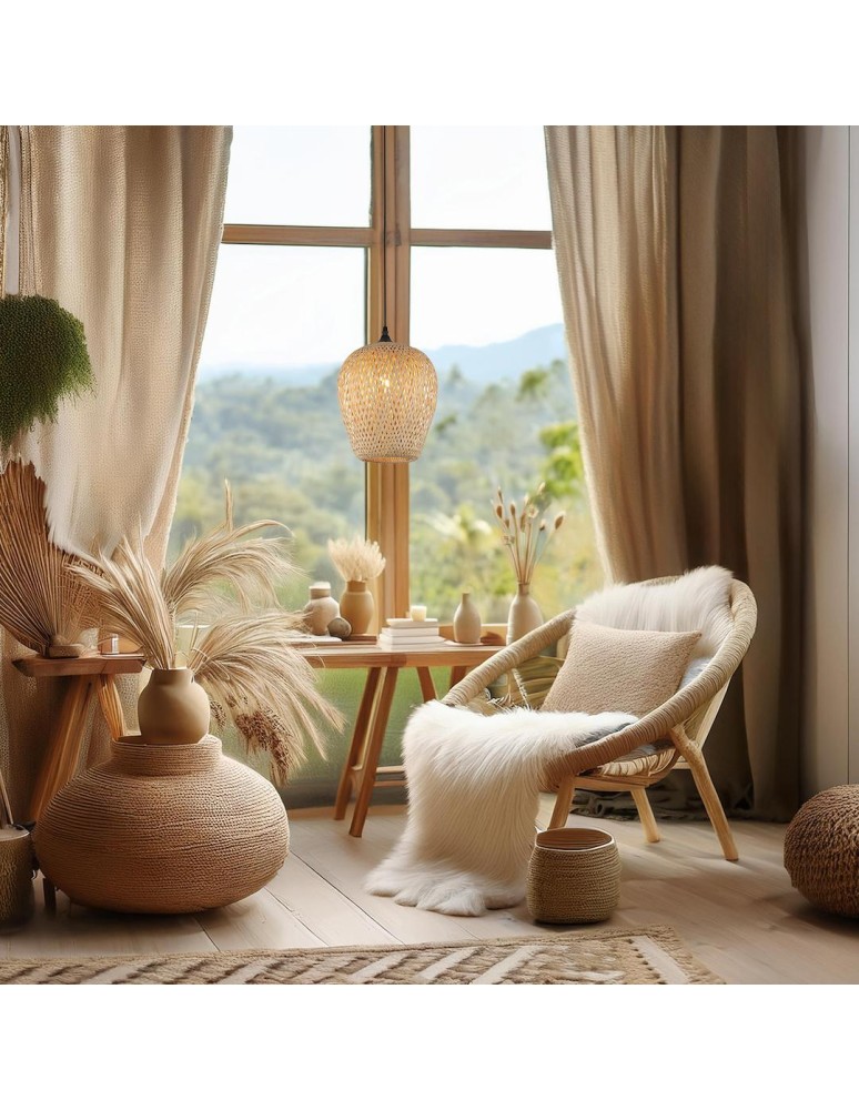 Boho pendant lamps - Milagro ALMA 1xE27 pendant lamp ML1807 - product kolory-swiatla.pl 4