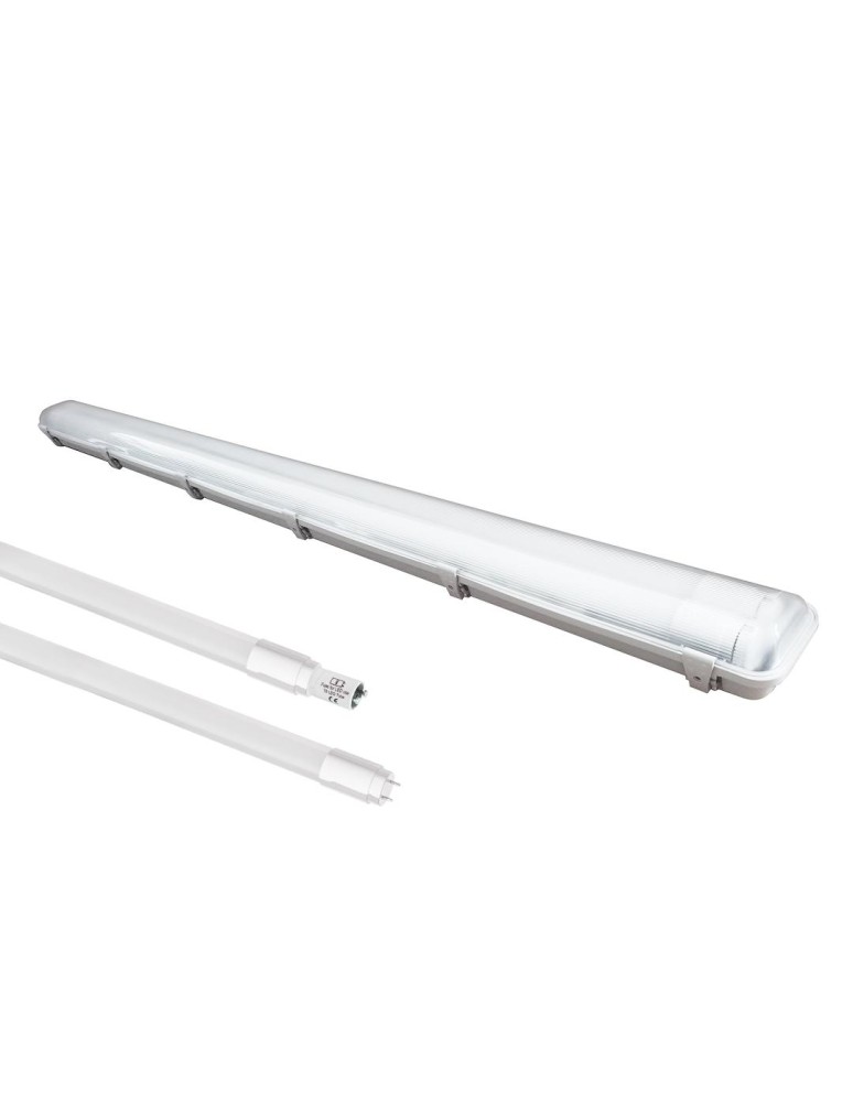 Lighting beams - Eko-Light KIT 2x120cm HERMETIC LED LIGHTING + 2x LED 18W 120CM 3000K EKH2339 - product kolory-swiatla.pl 1