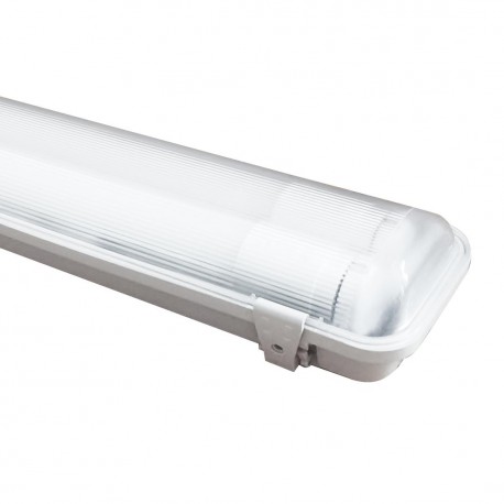 Eko-Light ZESTAW OPRAWA HERMETYCZNA 2x120cm POD ŚWIETLÓWKĘ LED + 2x ŚWIETLÓWKI LED 18W 120CM 3000K EKH2339