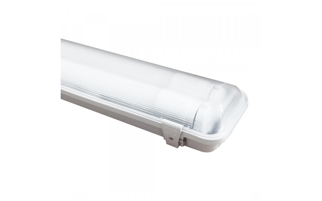 Eko-Light ZESTAW OPRAWA HERMETYCZNA 2x120cm POD ŚWIETLÓWKĘ LED + 2x ŚWIETLÓWKI LED 18W 120CM 3000K EKH2339