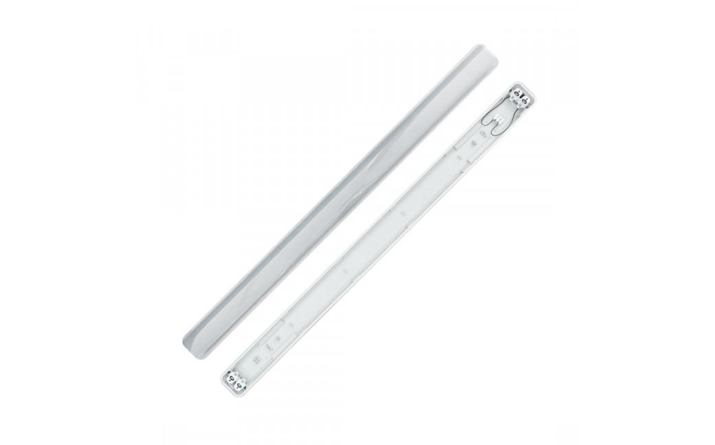 Eko-Light ZESTAW OPRAWA HERMETYCZNA 2x120cm POD ŚWIETLÓWKĘ LED + 2x ŚWIETLÓWKI LED 18W 120CM 3000K EKH2339