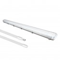 Eko-Light ZESTAW OPRAWA HERMETYCZNA 2x120cm POD ŚWIETLÓWKĘ LED + 2x ŚWIETLÓWKI LED 18W 120CM 4000K EKH2340