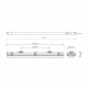 Eko-Light ZESTAW OPRAWA HERMETYCZNA 2x120cm POD ŚWIETLÓWKĘ LED + 2x ŚWIETLÓWKI LED 18W 120CM 4000K EKH2340