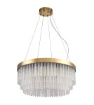 Glamour pendant lamps - Step Into Design GLORIA LED crystal pendant lamp 60 cm gold ST-DL8511 - product 1