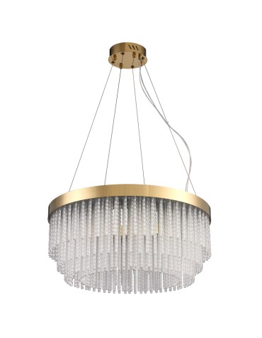 Step Into Design GLORIA LED crystal pendant lamp 60 cm gold ST-DL8511