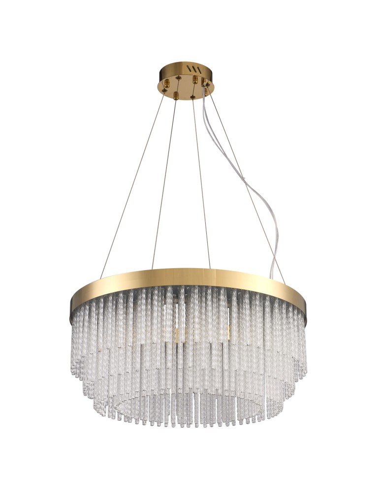 Glamour pendant lamps - Step Into Design GLORIA LED crystal pendant lamp 60 cm gold ST-DL8511 - product kolory-swiatla.pl 1